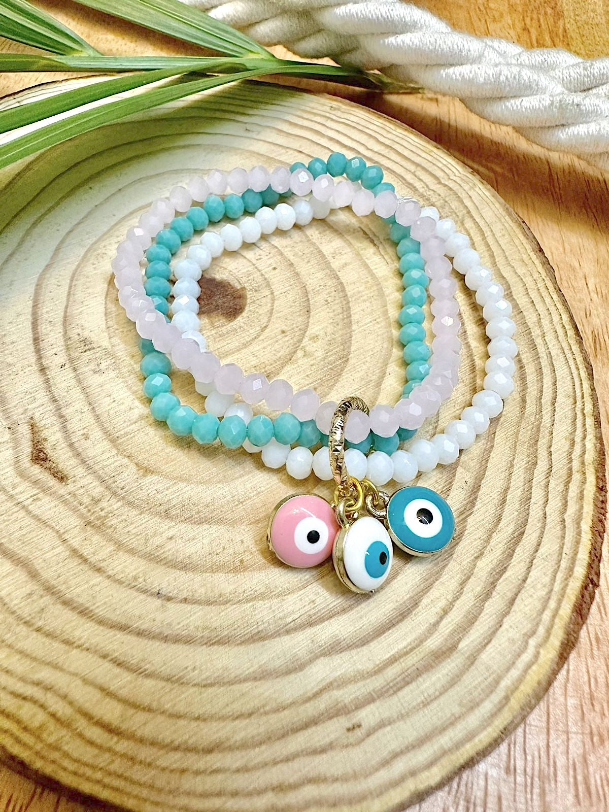 Evil eye bracelet(lumba) and rakhi set