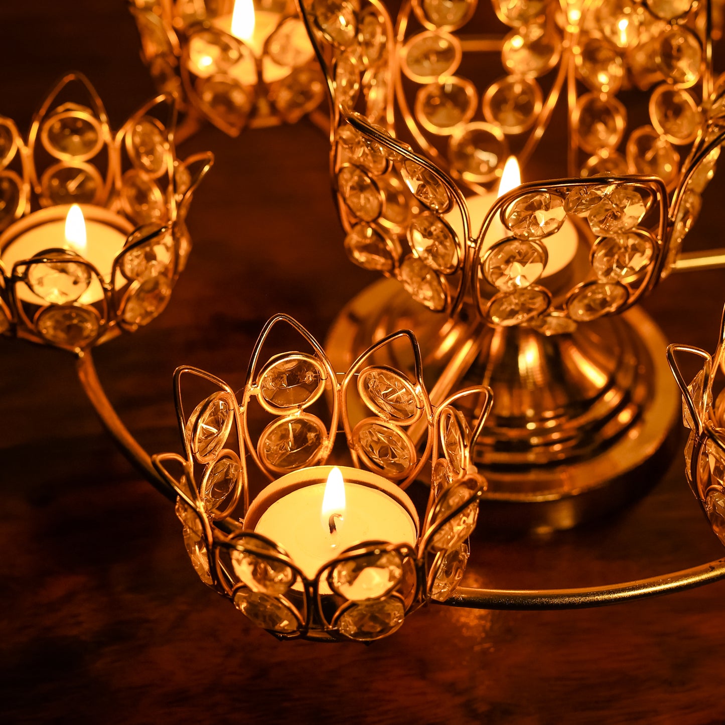 Crystal T Candle Holder Urli