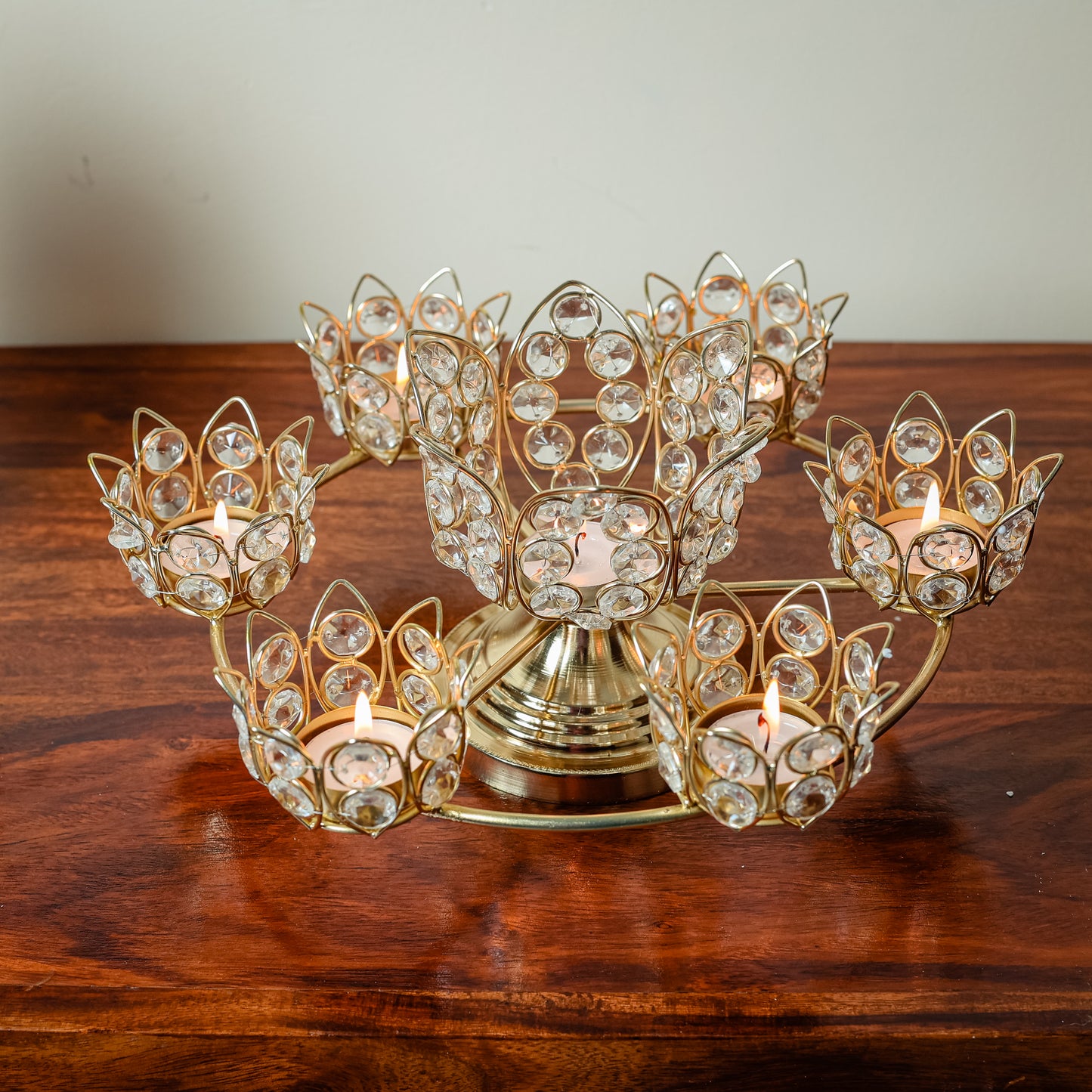 Crystal T Candle Holder Urli