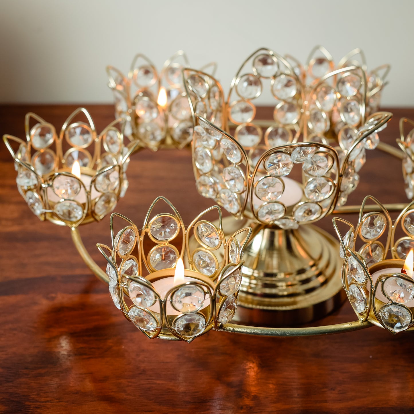 Crystal T Candle Holder Urli