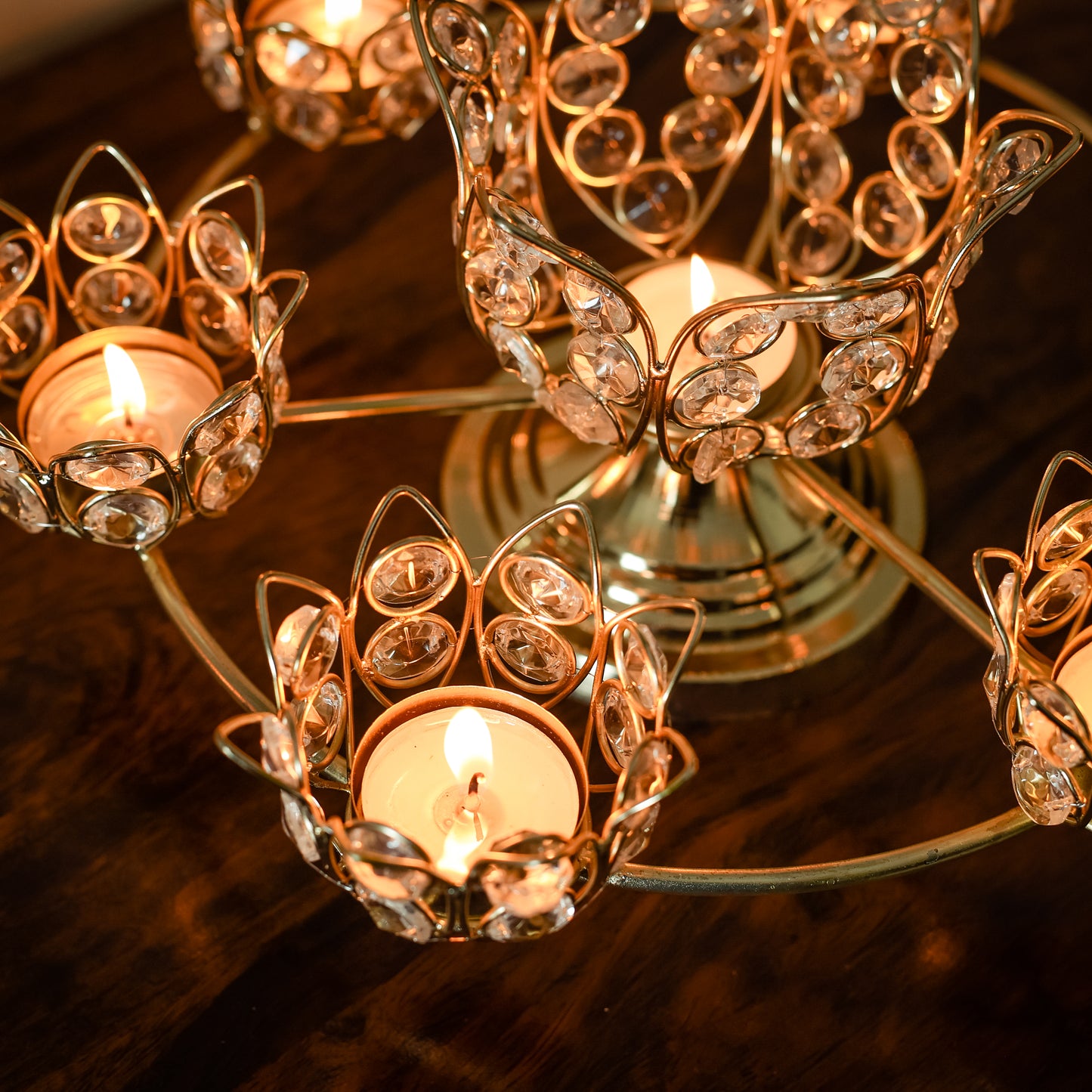 Crystal T Candle Holder Urli