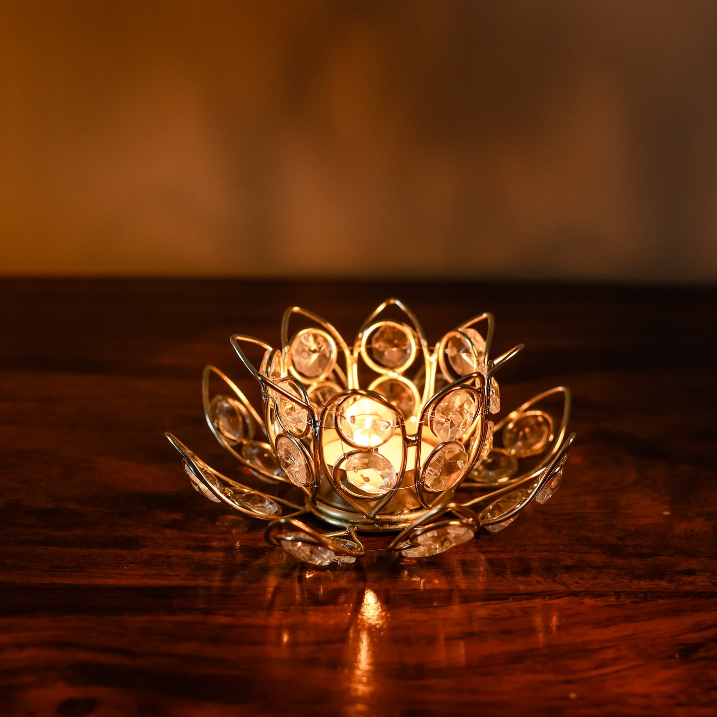 Crystal Stone Candle Holder
