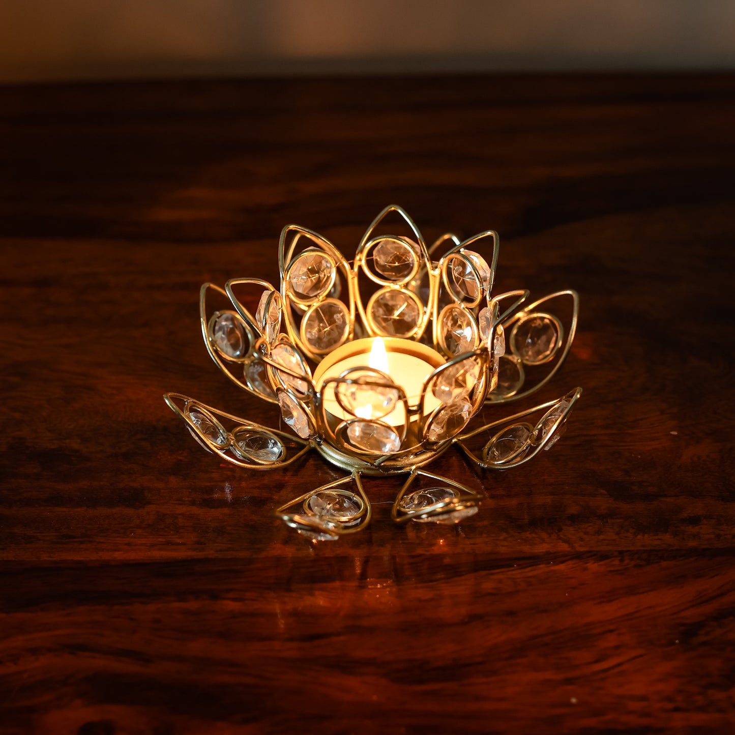 Crystal Stone Candle Holder