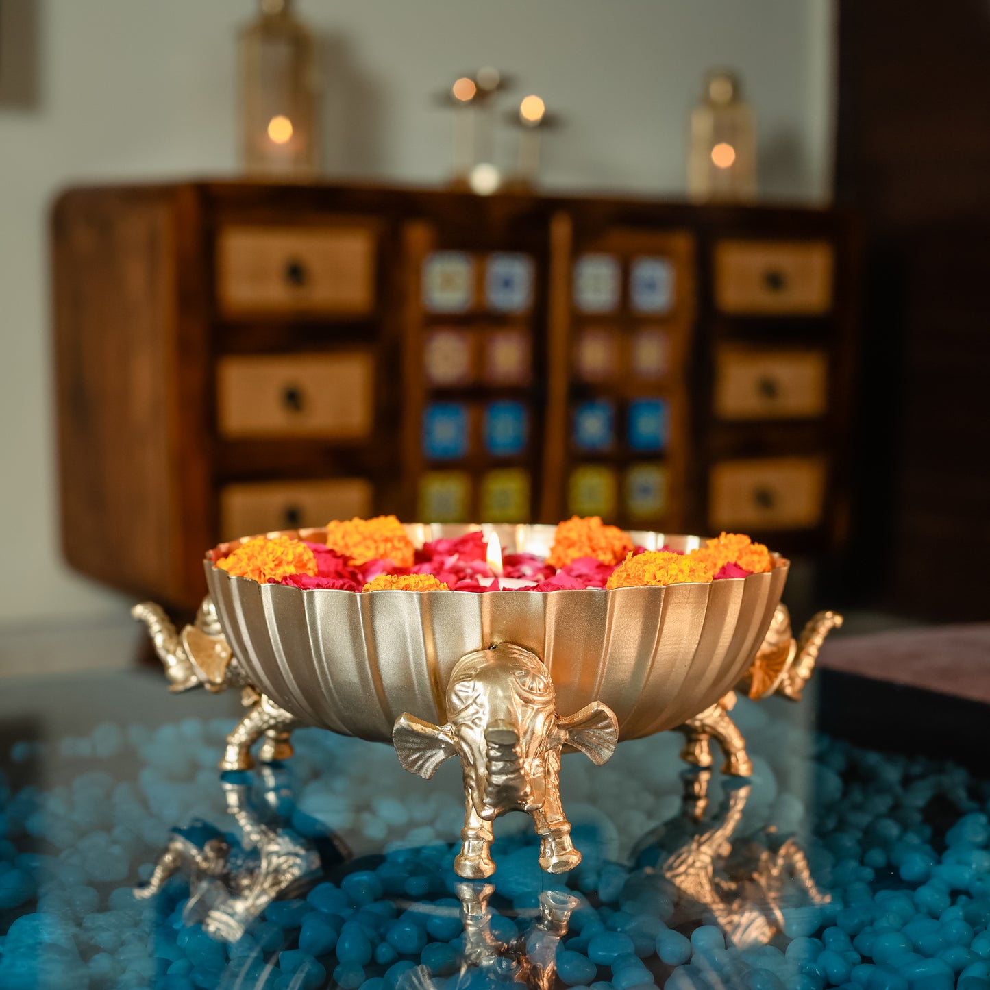 Metal Urli for Diwali Decoration