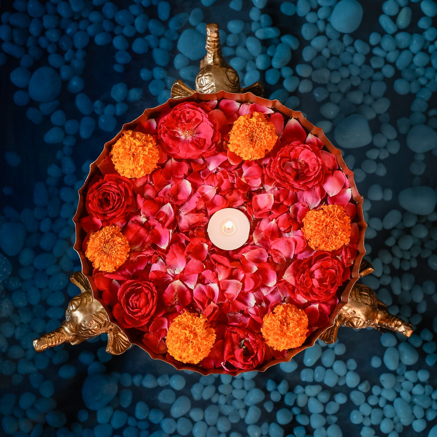 Metal Urli for Diwali Decoration