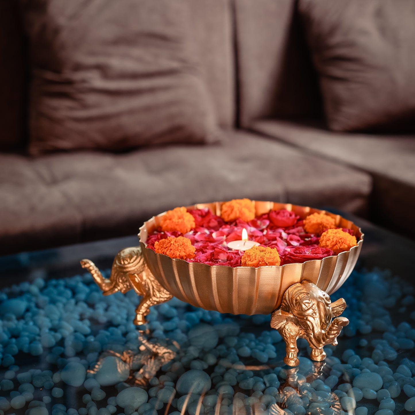 Metal Urli for Diwali Decoration