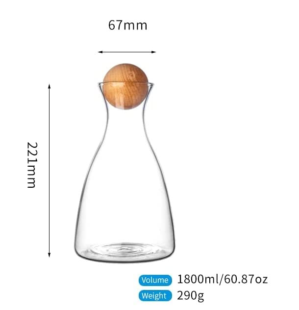 Decanter With Wooden Ball