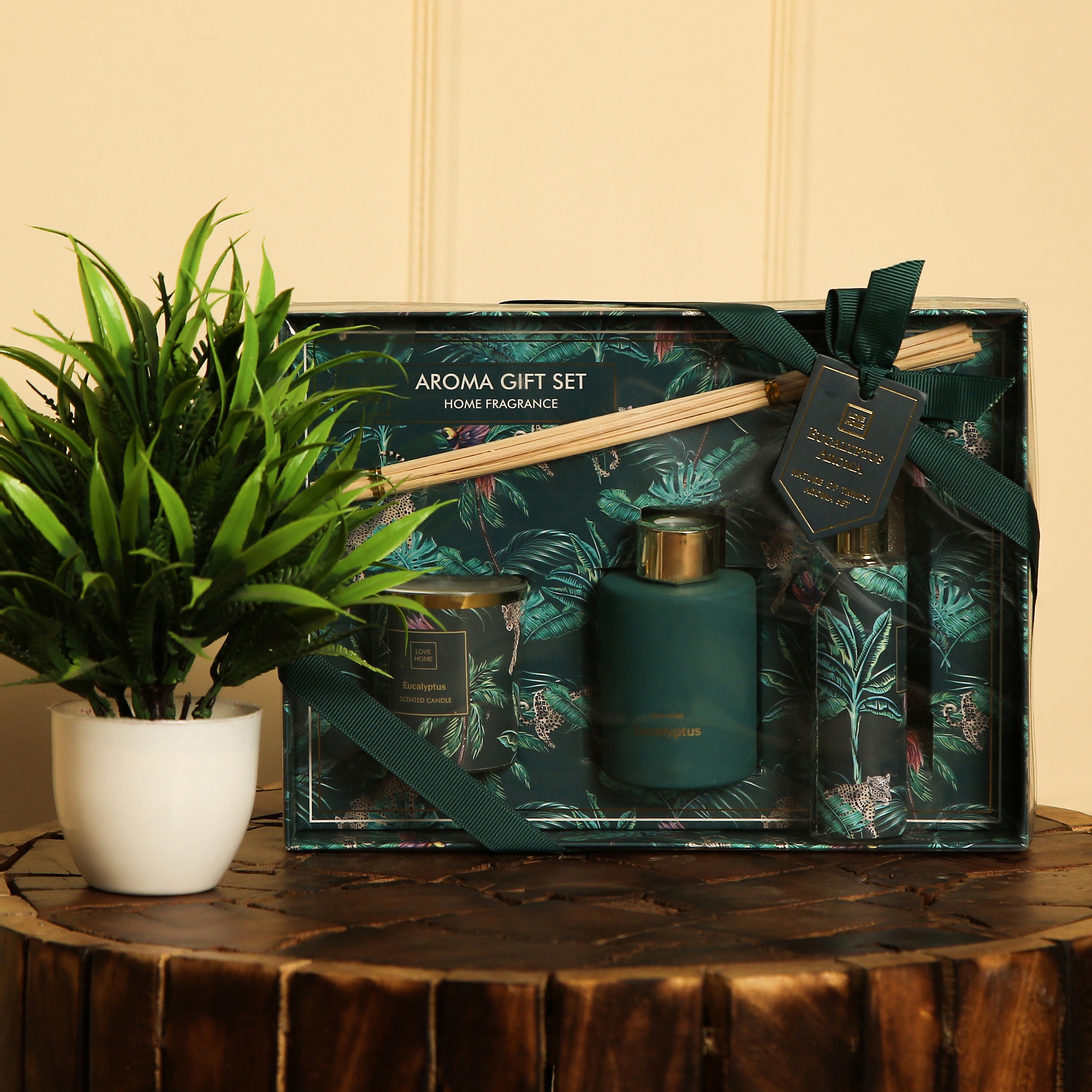 Tropical style aroma candle set
