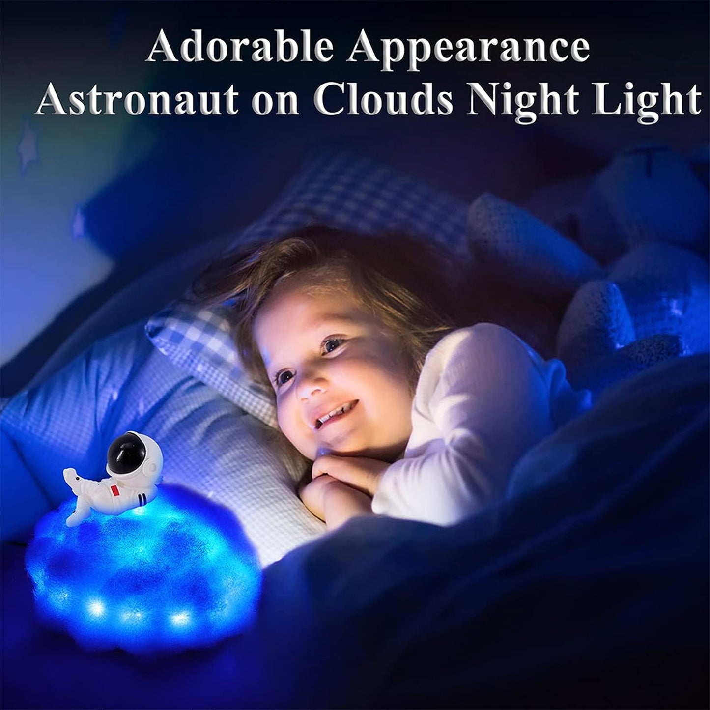 Cloud Astronaut Light Fluffy 12color Lamp 3D Light with remote