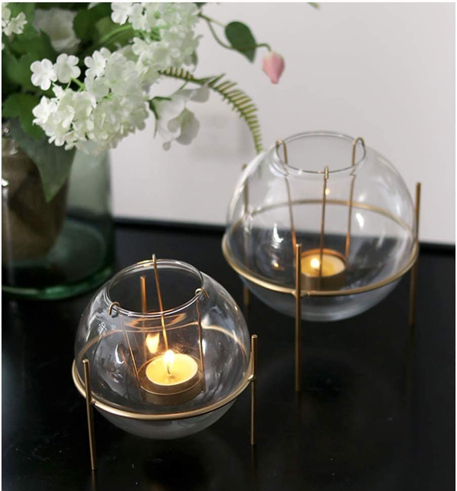 Glass Bowl T Candle Holder