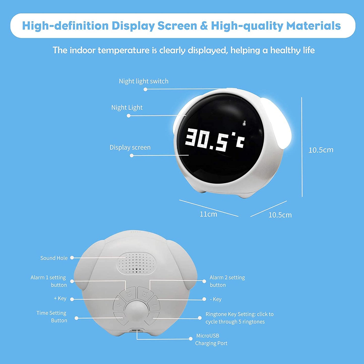 Emoji Digital Alarm Clock