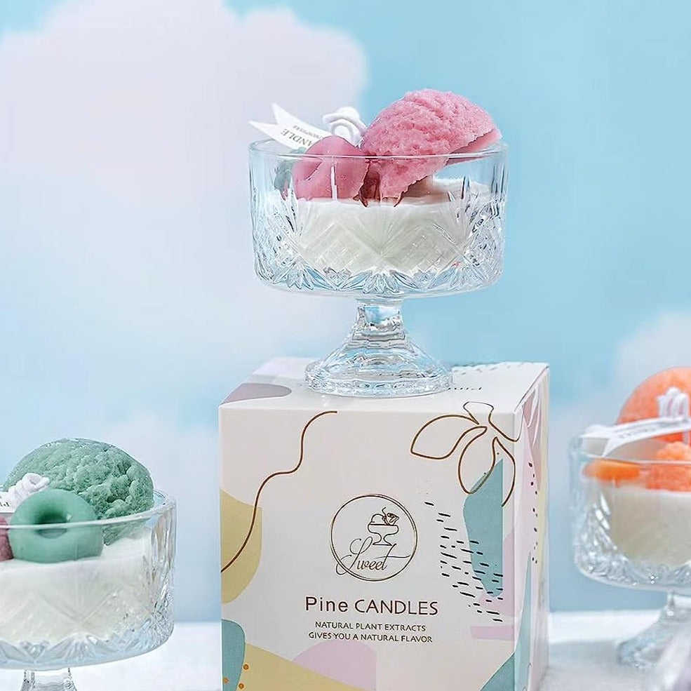 Lovely ice Cream Scented Candles Gifts
