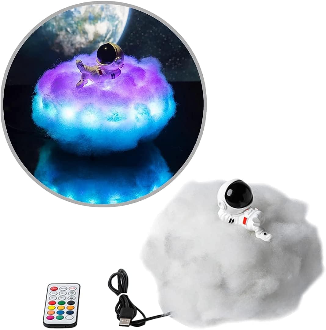 Cloud Astronaut Light Fluffy 12color Lamp 3D Light with remote