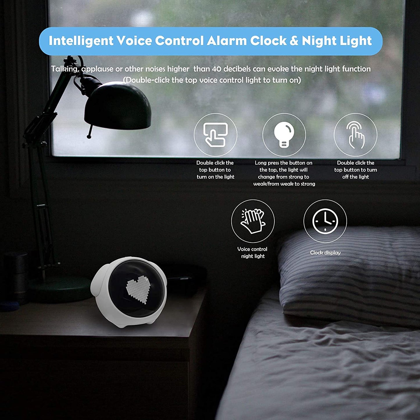Emoji Digital Alarm Clock