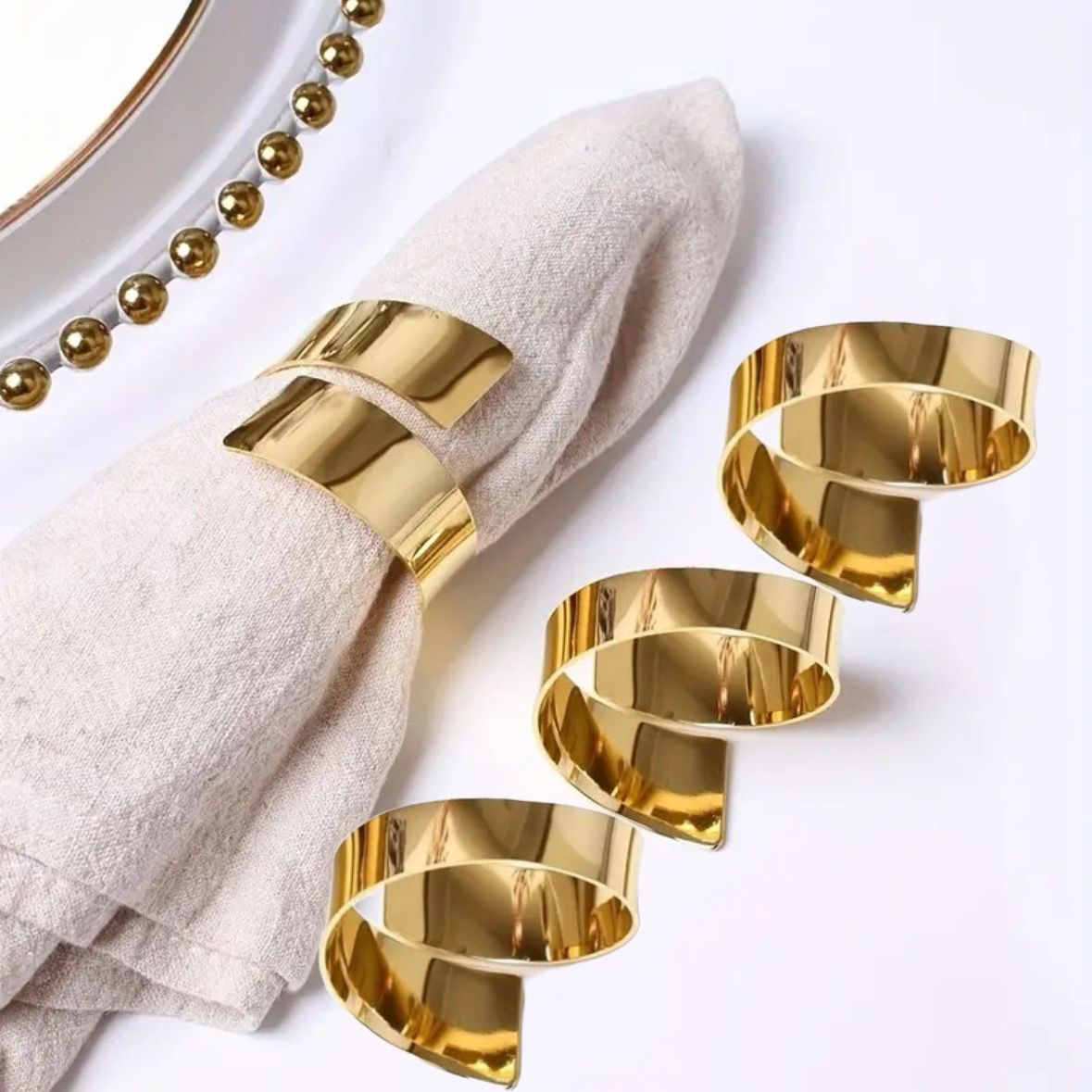 Napkin Ring Alloy Napkin Rings( set of 4)