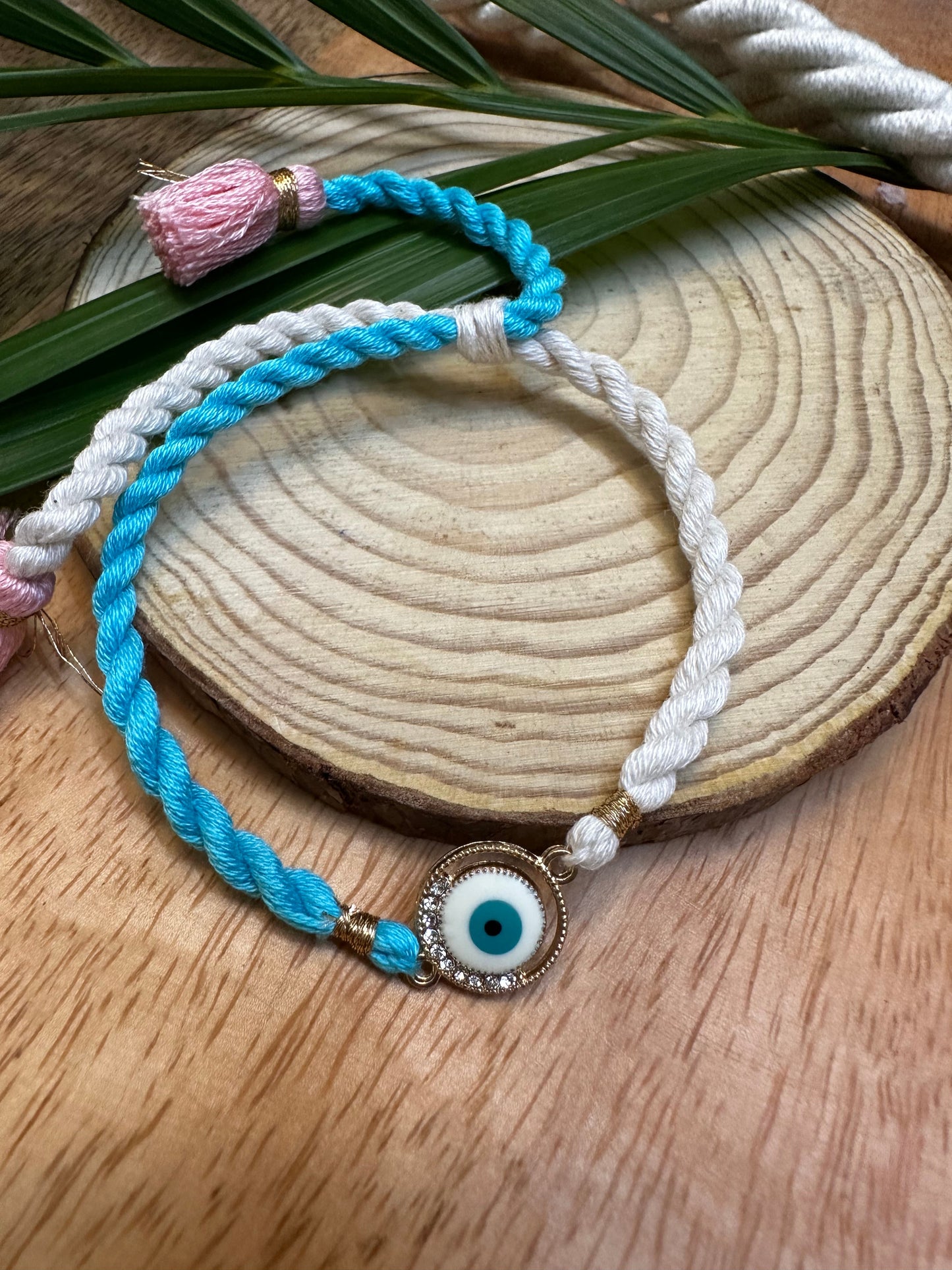 Evil eye bracelet(lumba) and rakhi set