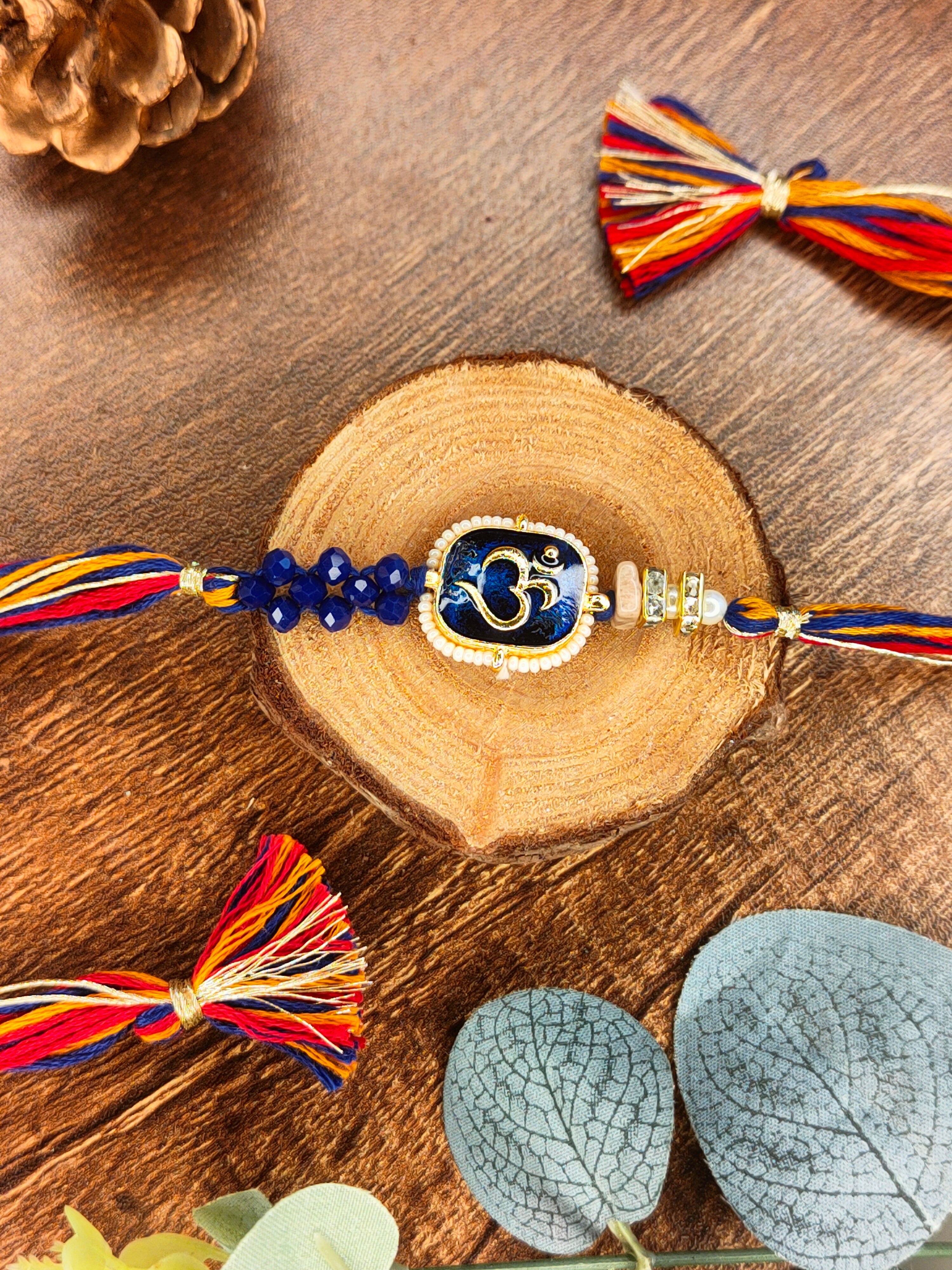 Om Meenakari Rakhi