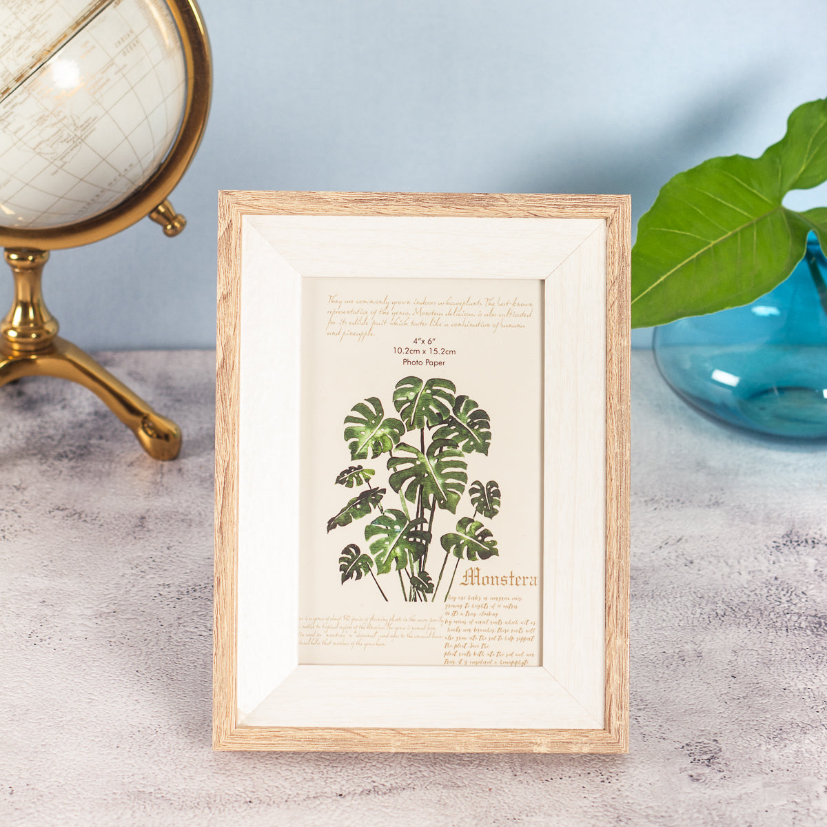 4x6 Inch tropical style photo frame