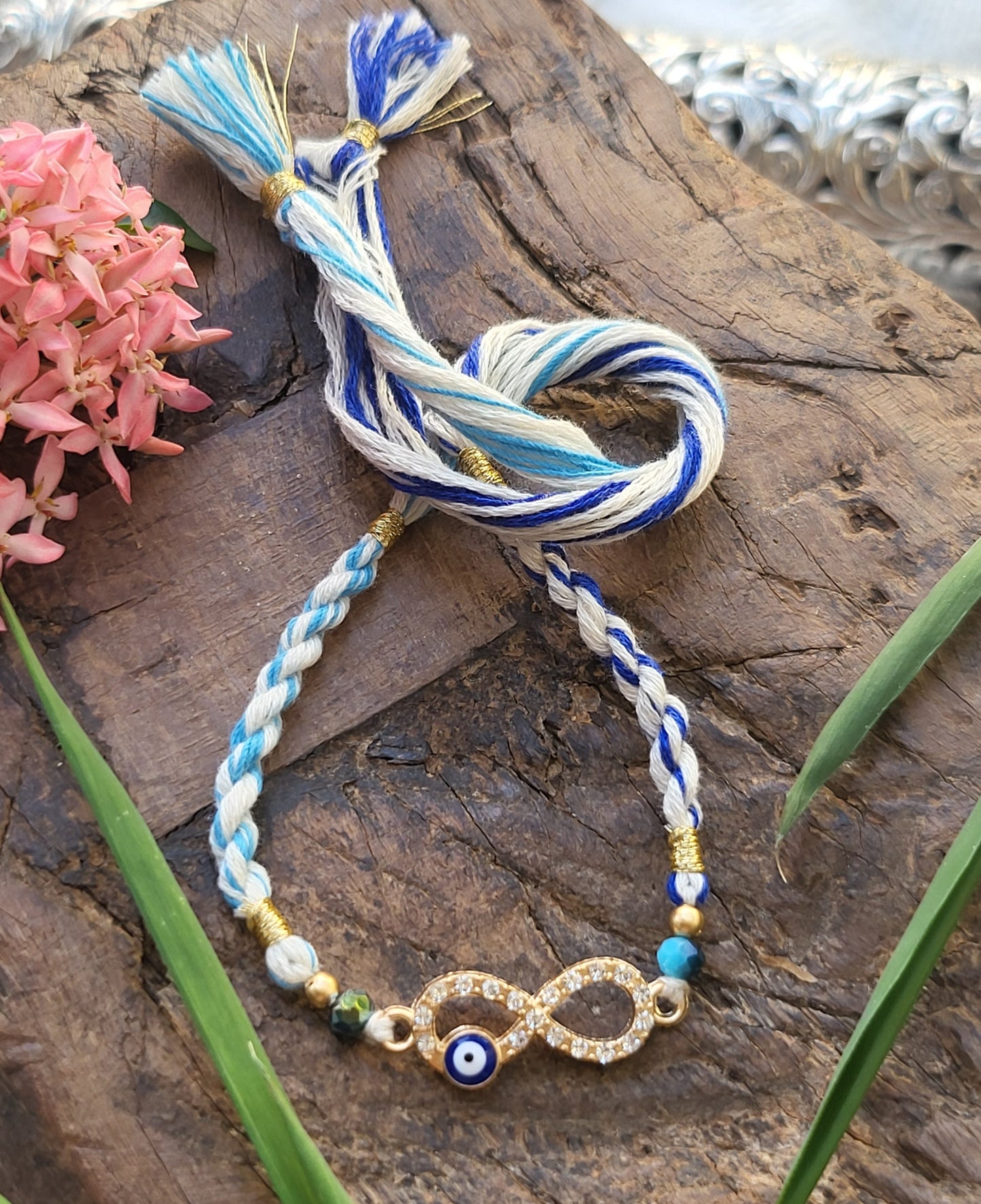 Infinity evil eye rakhi