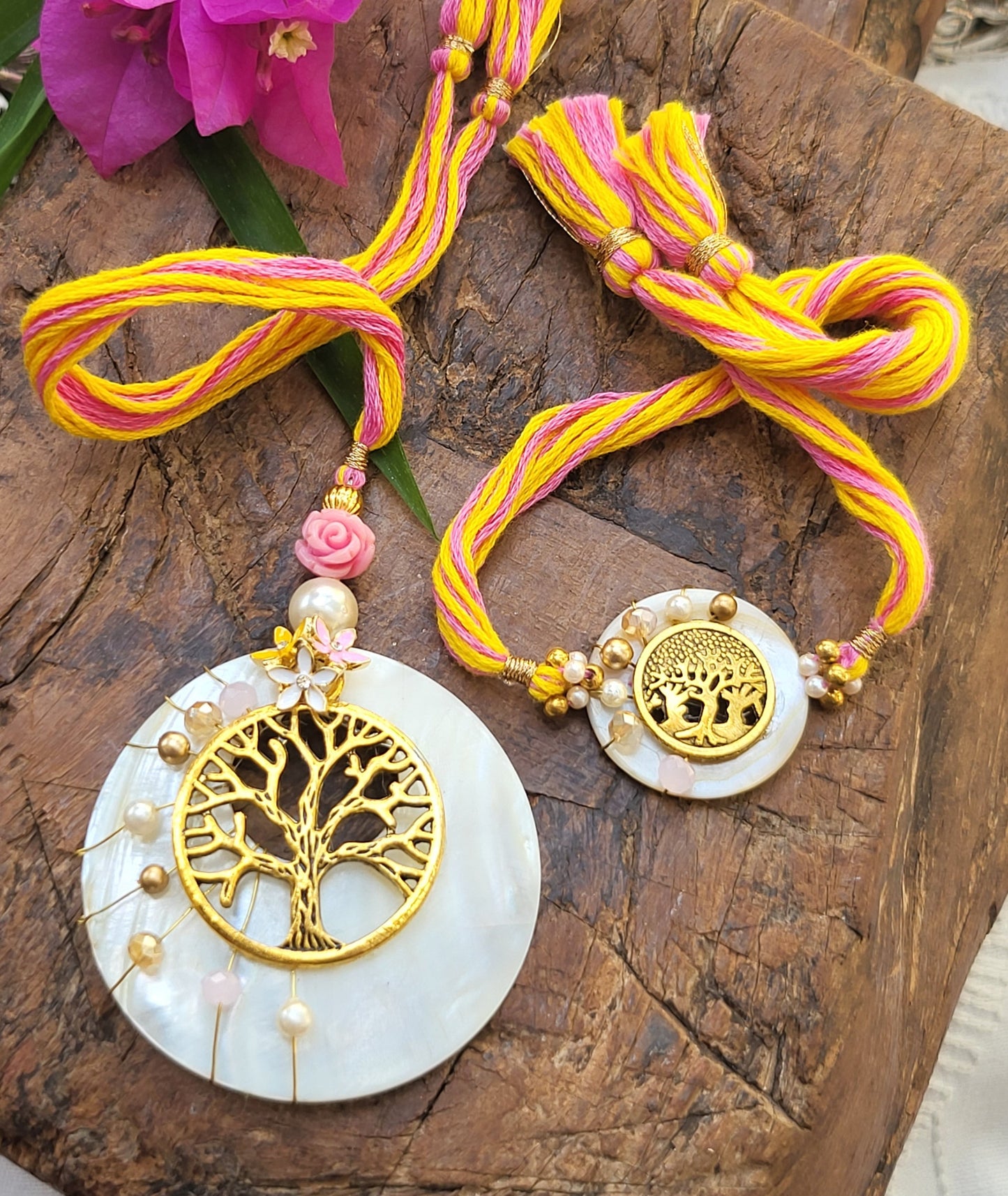 Tree of life lumba and rakhi set