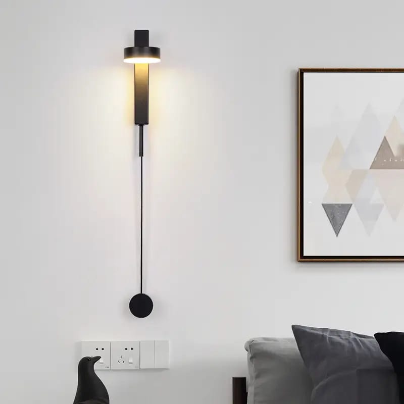 Rotating Dimming Switch Metal Wall Light