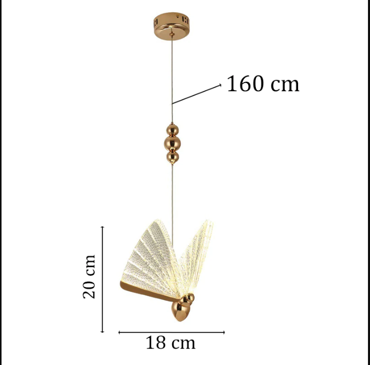 New Luxury Butterfly Pendant Lights