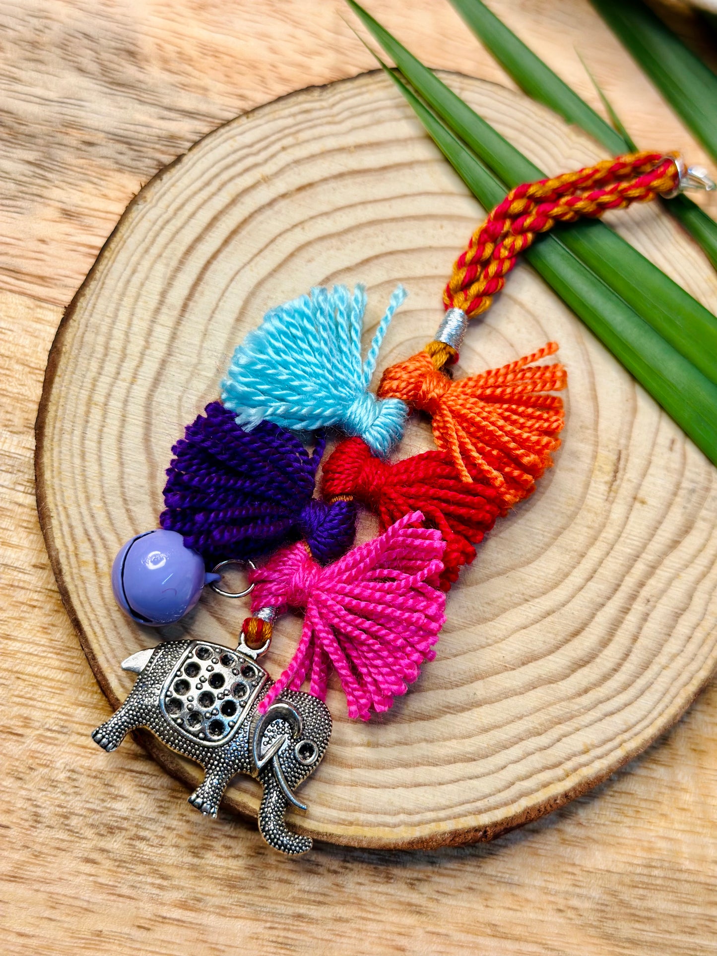 Elephant lumba(key chain) and rakhi set