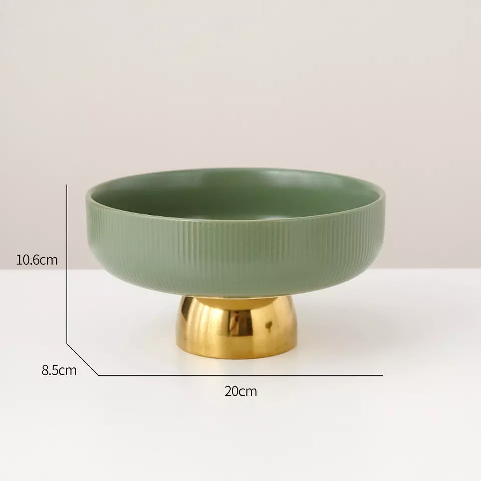 Ceramic fruit bowl decorative table ware