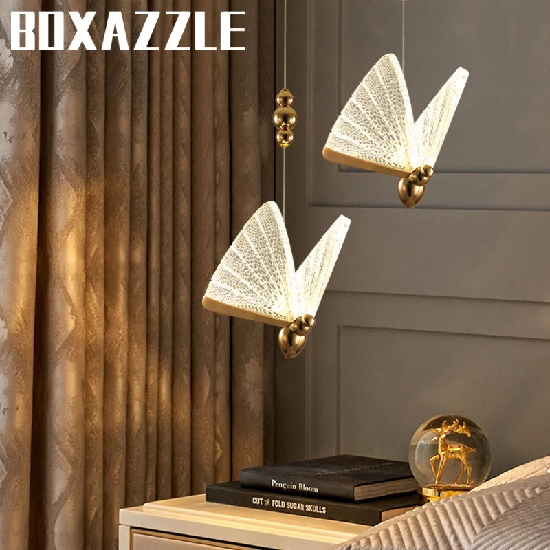 New Luxury Butterfly Pendant Lights