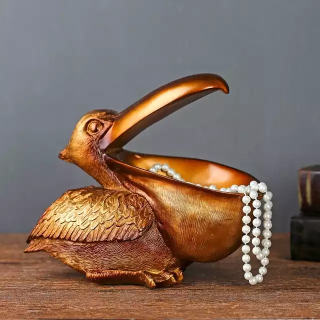 Toucan Bird figure Storage Resin Statue