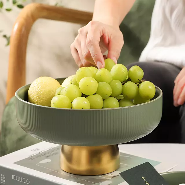 Ceramic fruit bowl decorative table ware