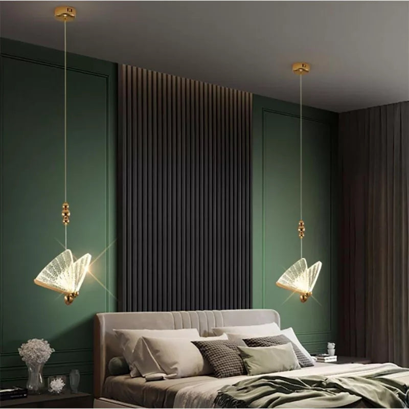 New Luxury Butterfly Pendant Lights