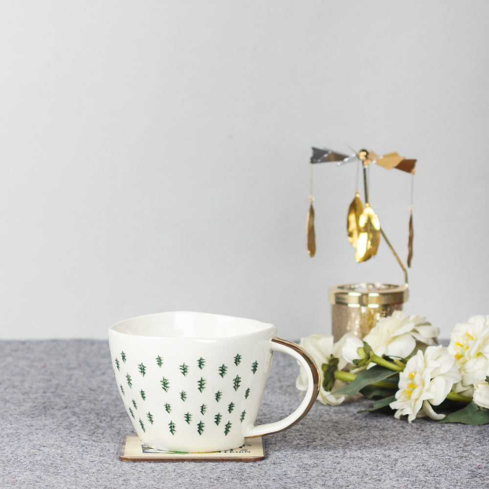 Christmas Tree Style Ceramic Coffee Mug