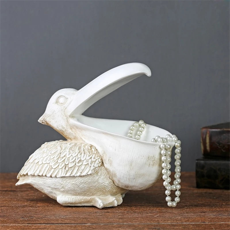 Toucan Bird figure Storage Resin Statue