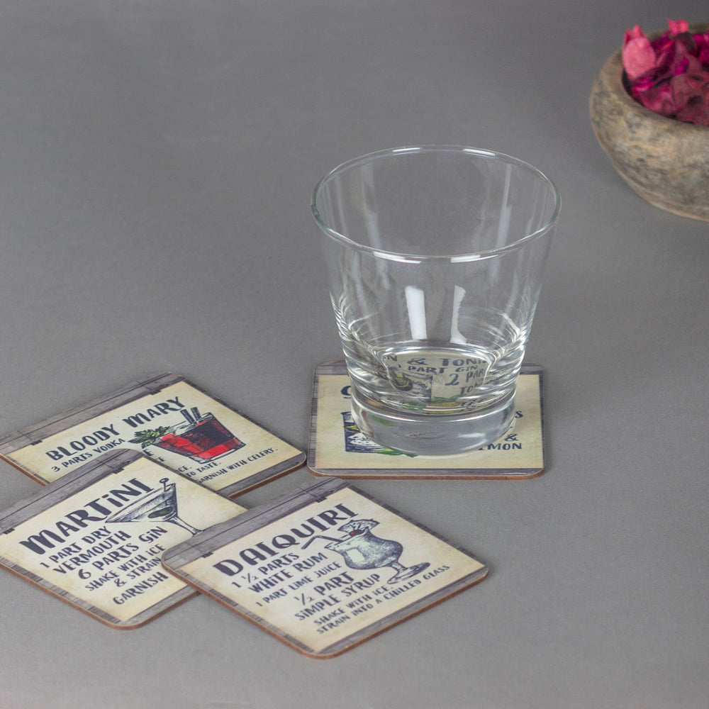 Mocktail Lover Coaster-set of 4