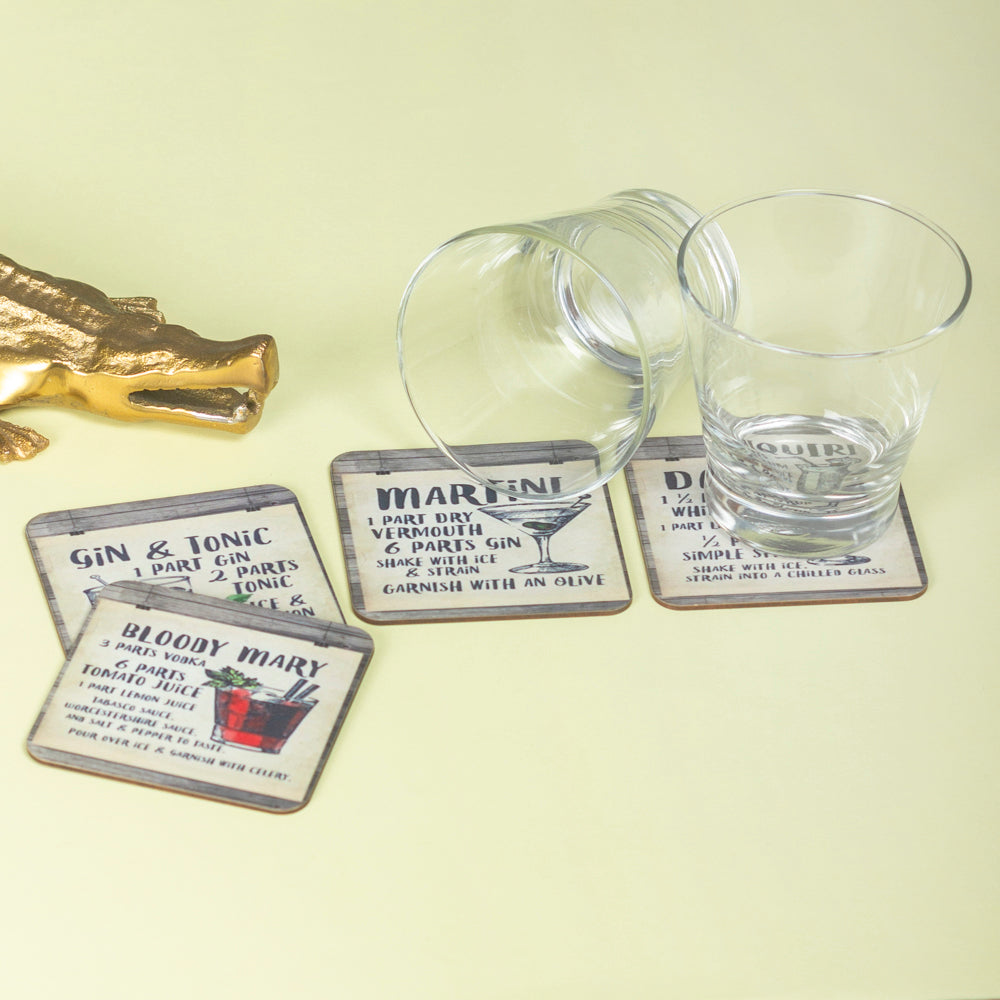 Mocktail Lover Coaster-set of 4