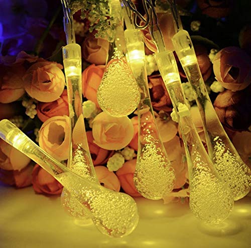 20 LED Crystal Bubble Ball String Fairy Lights for Diwali Xmas Home Decorations Lighting (Warm White, 3 Meter) - Coral Tree