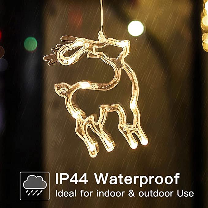 Christmas LED String Lights with 8 Flashing Modes