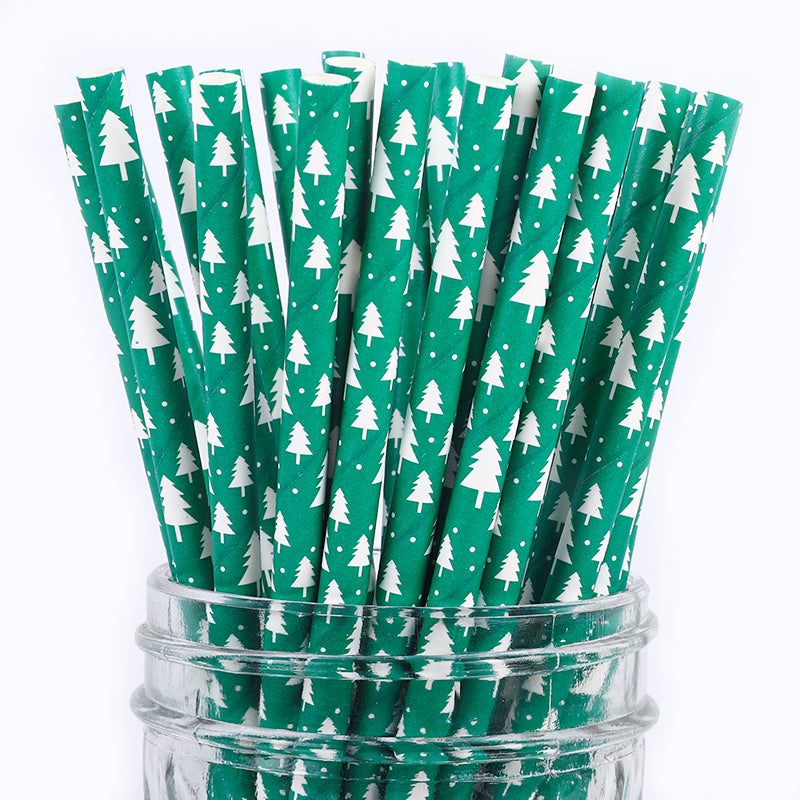 Christmas theme Paper Straw