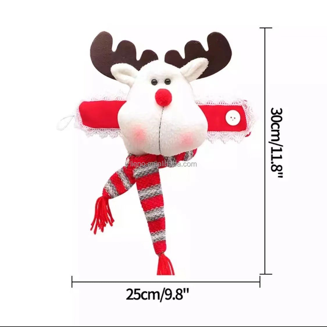 New Christmas curtain buckle festive window decoration- pack of 2