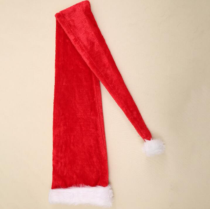 Long Velvet Christmas Santa Hat