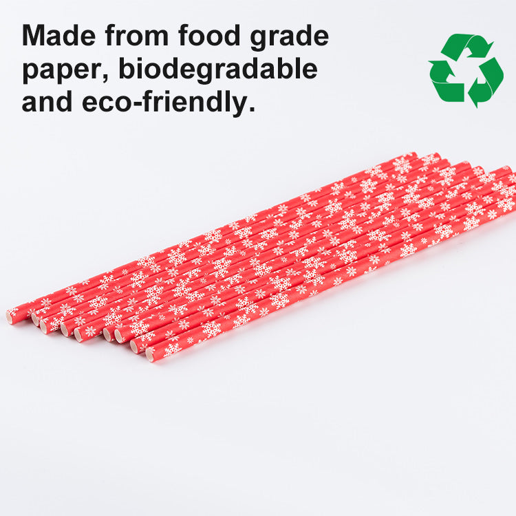 Christmas theme Paper Straw