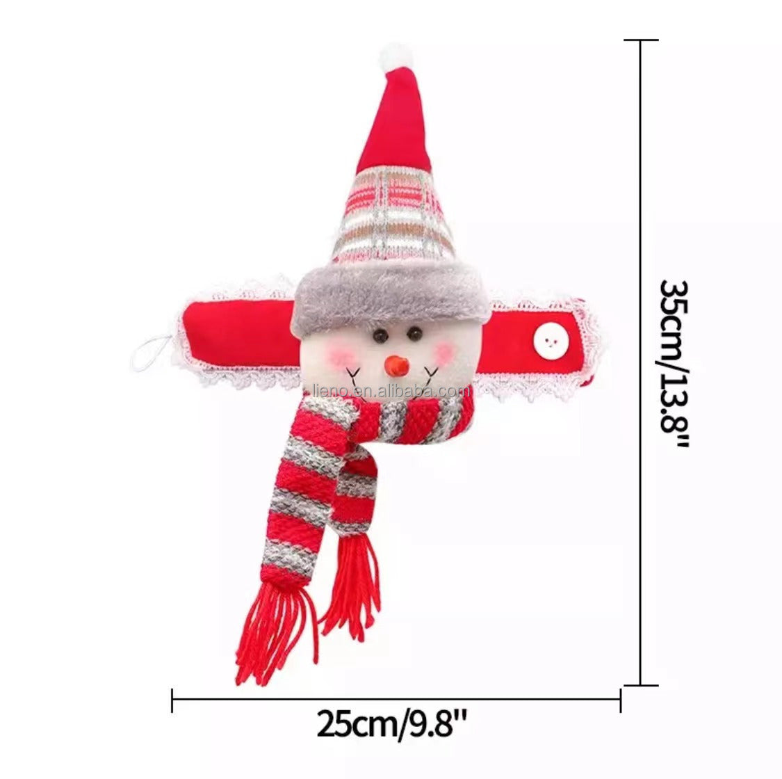 New Christmas curtain buckle festive window decoration- pack of 2