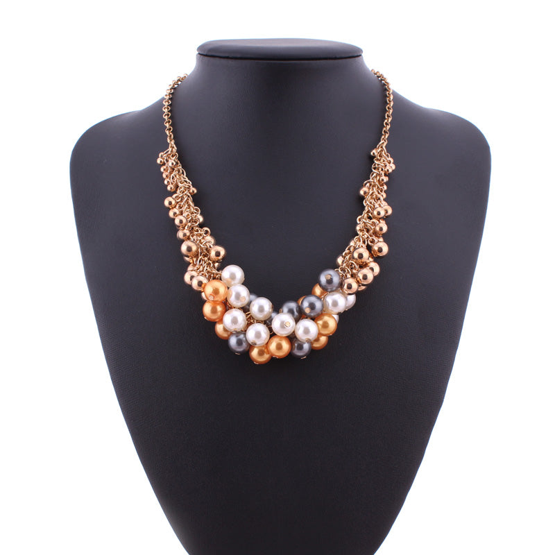 Multicolour Beads Necklace - Coral Tree