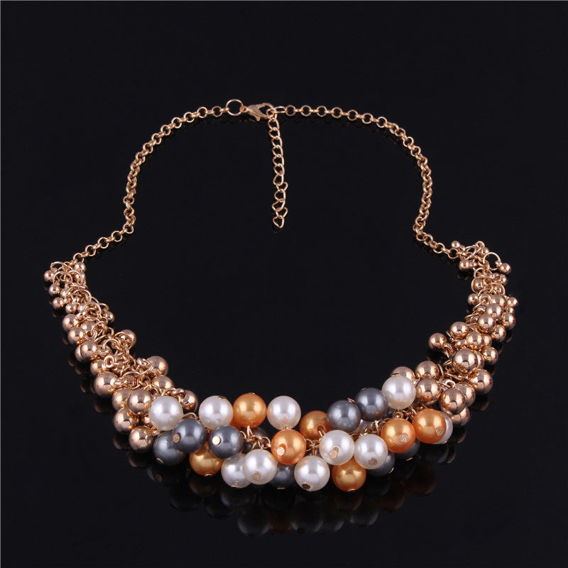 Multicolour Beads Necklace - Coral Tree