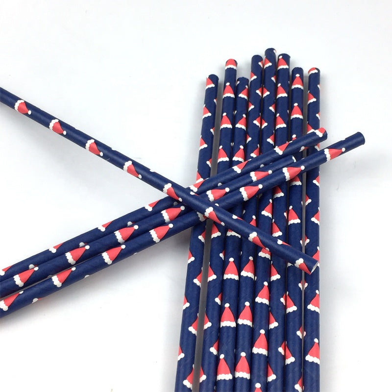 Christmas theme Paper Straw