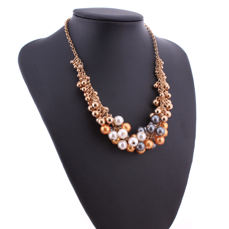 Multicolour Beads Necklace - Coral Tree