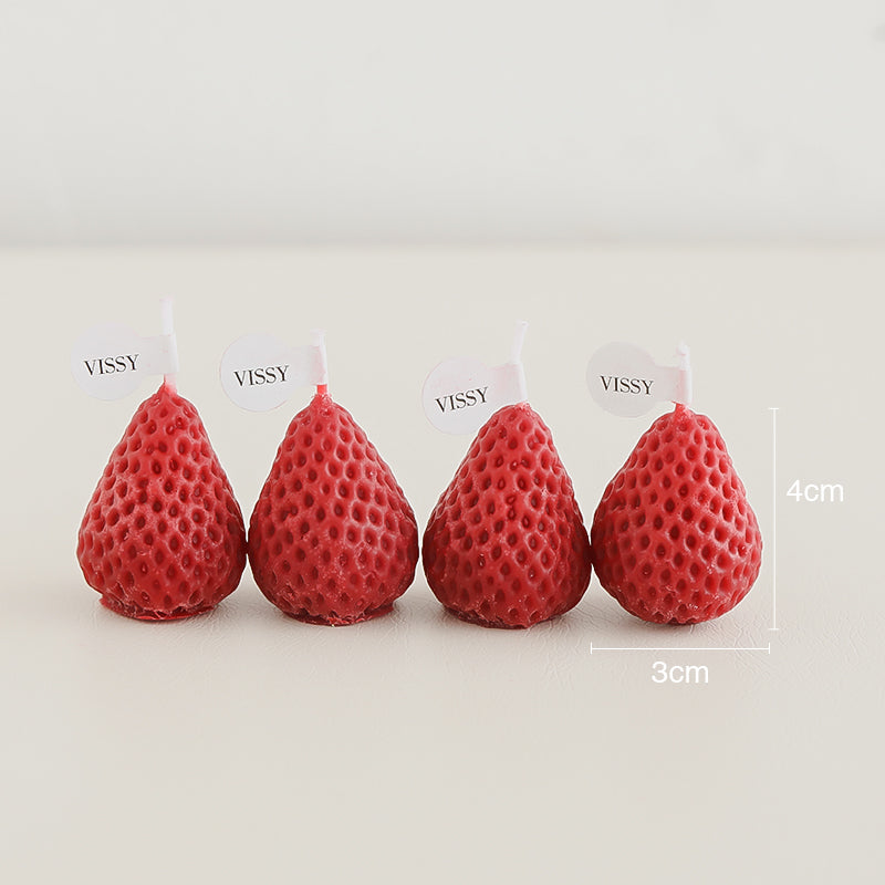 Scented Candles Gift Strawberry Shaped