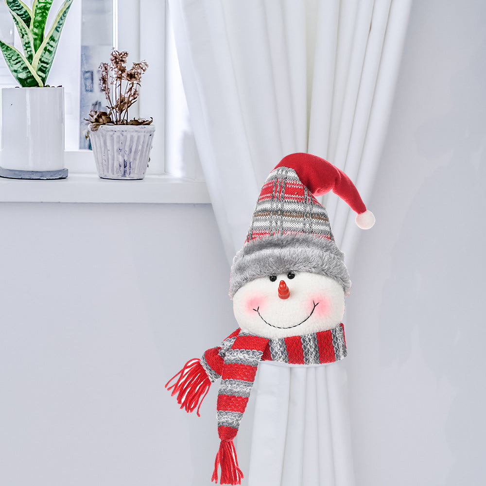 New Christmas curtain buckle festive window decoration- pack of 2