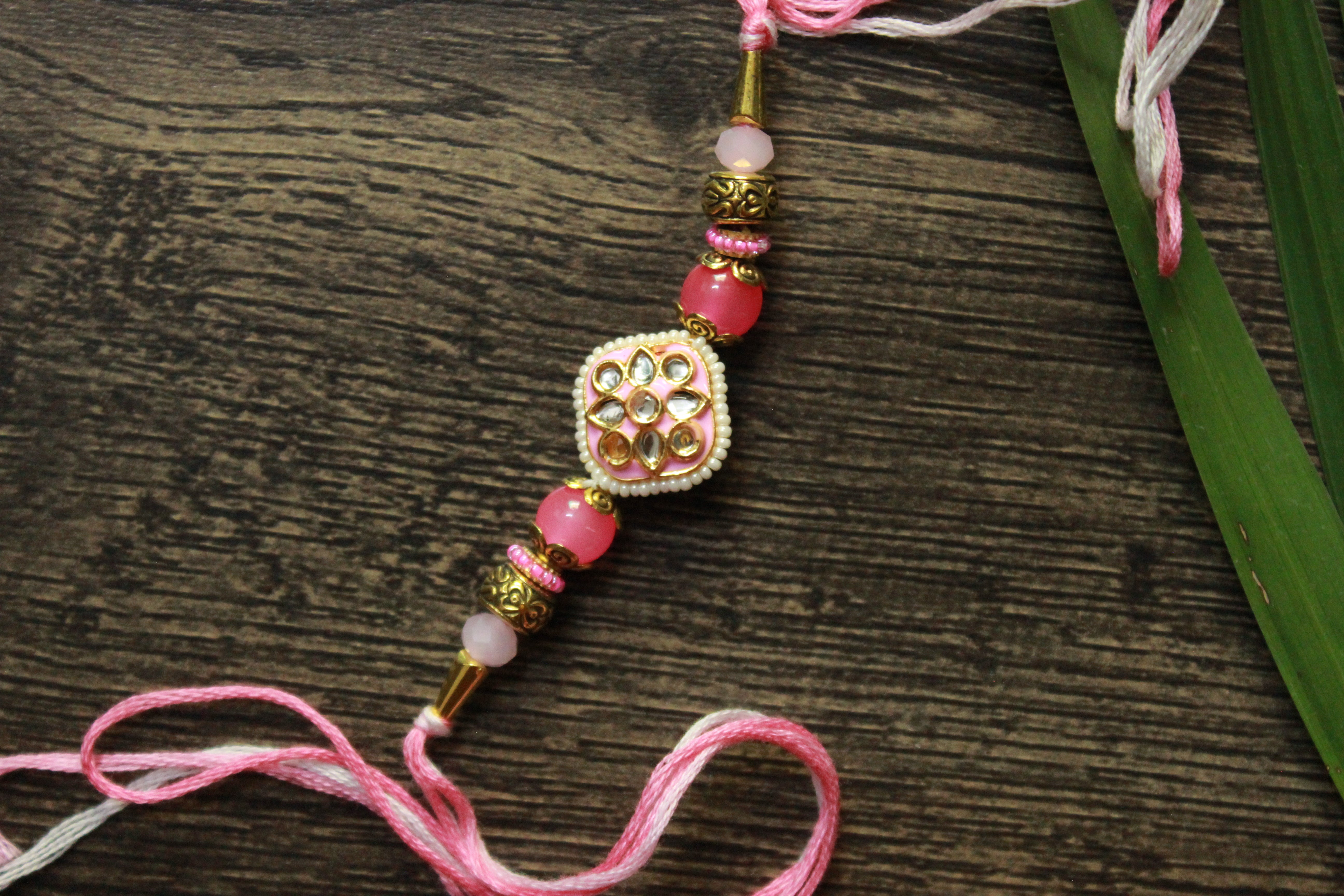 Pink Lumba Rakhi Set